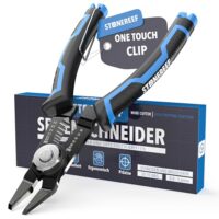 3-in-1 Seitenschneider für Elektronik, Platinen und Elektroinstallation - Kabelscherer mit Schneiden, Abisolieren und greifen von Drähten