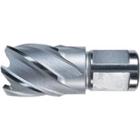 Hochwertiger Alfra Kernbohrer aus HSS-Co5 Stahl, Durchmesser 22 mm, Schneide tief 30 mm für Heimwerker und Handwerker
