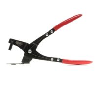 Auspuffgummi-Lösezange von KS Tools 150.1245, ideal für die Verwendung bei Reparaturen von Autos und Motorrädern, ergonomische Griffe, höhe Qualität