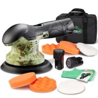 BATOCA S3 Upgrade Akku Poliermaschine für Auto, 5mm Orbital Polierer, 12V Exzenter Poliermaschine, 6 Geschwindigkeitsstufen, vielseitige Maschine für Wachsen, Versiegeln und Auftragen von Versiegelungen