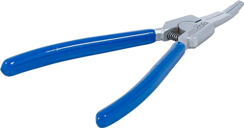 Hochwertige Sicherungszange für Antriebswellen, leicht abgewinkelte Spitzen und Zangenöffnung von 6,4 mm bis 42,4 mm