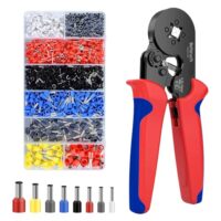 Behiruch Crimpzange Aderendhülsen Set, mit 1300 Stück Aderendhülsen, für 0,25-10 mm² Crimpzange Set