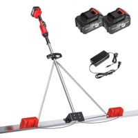 Betonabziehpatsche mit Akku, elektro-rüttelbohle für Gartenwege und Hausbau, Profi-Vibrationsgerät mit bürstenlosem Motor