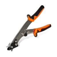 Hochwertiger Blechknabber mit Spanbrecher für Flachblech - Schnittkapazität 0,6 bis 2 mm - Handwerkzeug für Profis und Heimwerker
