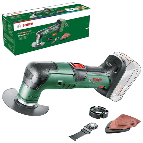 Bosch Akku-Multifunktionswerkzeug UniversalMulti 18V-32 zum Sägen, Schneiden und Schleifen