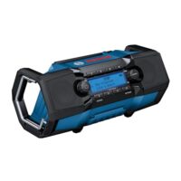 Bosch PRO 18V System Akku-Radio GPB18V-3SC ohne Akku, DAB+-Radio mit Bluetooth und FM, multifunktionale Geräuschabstimmung, Radio für den Alltag und unterwegs