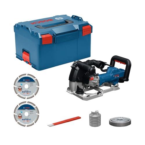 Bosch PRO Kabelgebundene Mauernutfräse GNF20-40 inkl. 2x Diamanttrennscheibe 150mm und L-BOXX