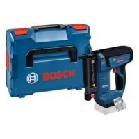 Bosch Professional 18V System Akku-Holznagler GNH 18V-35 mit minimalen Rückstoß, bürstenlosem Motor und L-BOXX 136 für präzise und schnelle Nagelführung
