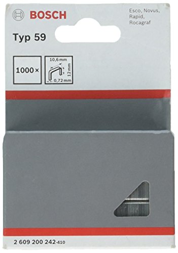 Bosch Professional Feindrahtklammer Typ 59 für Textilien, Gewebe und Karton mit hoher Präzision und großem Reichweiten