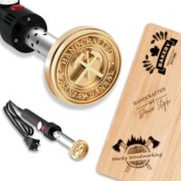Elektrischer Brennstempel für Holz - Brandeisen für individuelle Designs, Holzbearbeitungswerkzeuge, Geschenke für Holzarbeiter und Holzbearbeitungsbegeisterte