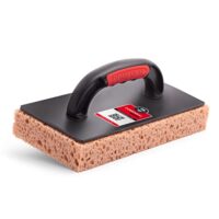 COMENSAL Fliesenwaschbrett Hydro+ Schwammbrett, ein perfektes Werkzeug für die Reinigung von Fliesen mit einem ergonomisch geformten Griff und einem profilierten Gummi. Der Hydroschwamm ist aus Polyurethan hergestellt und hat eine ausgeprägte Struktur mit großen Poren.