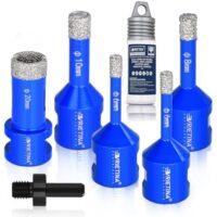 Diamant Fliesenbohrer mit HV 10000+ Härte und Adapter für M14 Winkel, geeignet für Glas, Keramik und andere Materialien