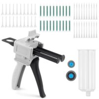 Dosierpistole für Epoxid-Kleber, 50ml Fassungsvermögen, 2:1 Verhältnis, ergonomisches Design, einfach zu bedienen