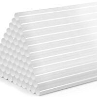 Durchsichtig Heißklebestifte für DIY-Projekte und Reparaturen, 7 x 130 mm, 80 Stück