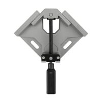 Hoteche 300301 Eckklemme mit einstellbarer 90-Grad-rechtwinkliger Klemme für Schweißen und Holzbearbeitung mit Premium-Aluminiumlegierung Rahmen und Swing Backe Design