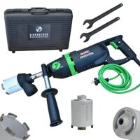 Trocken-Kernbohrmaschine Eibenstock EHD 2002S inklusive Staubabsaugung und Diamant Dosensenker Typ Matrix Power