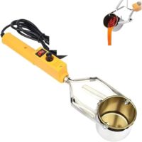 Elektrischer Schmelzofen für Blei-Dosen, Angelgewichte und Metallanhänger, geeignet für Geschossformen-Set, von Metall 3000G (1500G)