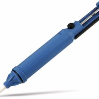 Qualitativ hochwertige Entlöt-Pumpe für professionelle Anwendungen mit hoher Absaugleistung und langlebiger Teflon-Spitze.