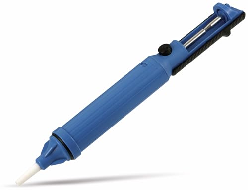 Qualitativ hochwertige Entlöt-Pumpe für professionelle Anwendungen mit hoher Absaugleistung und langlebiger Teflon-Spitze.