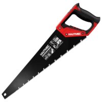 Fuchsschwanz Säge 550mm, 9 TPI Handsäge für Holz, Grobschnitt Säge mit Spanabfuhr-Design, Astsäge für Rundholz, Hand Saw für Zimmerer