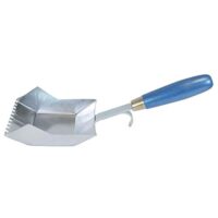 HaWe 985.11 Porenbeton-Kleberkelle 115 mm - Werkzeug für Heimwerker und Handwerker mit Viereckzahnung und Kabelhaken