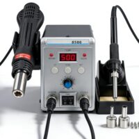 Heißluft Lötstation, 2-in-1 SMD Lötstation Entlötstation für Elektronik und Reparaturen