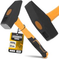 Ergonomischer Schlosserhammer mit Fiberglasstiel und gehärtetem Stahlkörper für Profiklempner und Handwerker