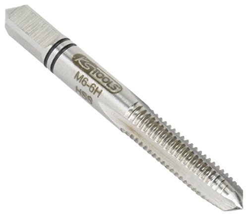 KS Tools HSS Handgewindebohrer-Satz M, M6x1, 3-tlg. - HSS-Technologie für hohe Präzision und Langzeitstabilität