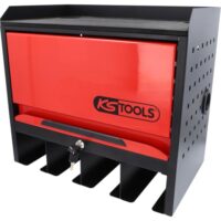 KS Tools Werkzeugschrank zur Wandmontage mit einer Tür, ideal für Heimwerker zum Aufhängen von Werkzeugen und Zubehör
