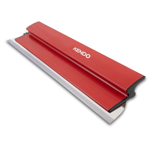 Kendos Z-Flechen-Spachtel 60 cm - Profi Glaetter für Trockenbau & Spachtelarbeiten, flexible Klinge, ergonomischer Griff, ideal für Wand und Decke, Schmetterling Spachtel für glatte Oberflächen