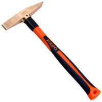 Kupfer-Skalierhammer von WEDO mit Fiberglasgriff, Gewicht 300 g und Länge 280 mm für Präzisionsguss-Prozesse, Rostentfernung und Schweißschlackenentfernung