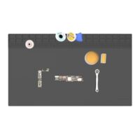 Lötmatte aus Silikon, ideal für Elektronik-Reparaturen und -Montagen. Große Größe von 60 x 35 cm, stabil und wärmeisolierend.