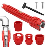 Multifunktionaler Armaturenschlükselpackung mit Wasserhahnschlükselsatz für Küche und Badezimmer