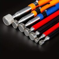 Magnet-Hebewerkzeug, teleskopischer starker Magnetstab, magnetische Aufnahme, Helfer für Heimwerker und Profi