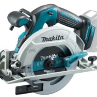 Makita DHS680ZJ 18 V Lithium bürstenlose Kreissäge, 165 mm blank, inkl. MakPac DHS680Z, blau