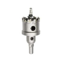 Hochwertiger TCT-Metallbohrer für professionelle Ergebnisse, perfektes Schneiden von Kreisen in Bleche aus Edelstahl, Metall, Gusseisen, Legierungen und anderen harten Legierungen.