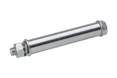 Ersatzachse 20 mm x 137 mm, M12, Stahl verzinkt, Schubkarrenrad-Zubehör
