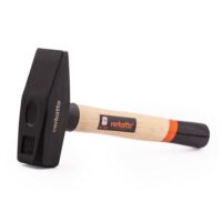Schlosserhammer 1500g mit Holzstiel, Hammer mit Geschmiedeter Stahlkopf und robustem Holzstiel, Ingenieurhammer 1500g Kopfgewicht, Mechanikerhammer, DIN 1041