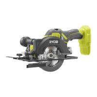 Akku-Handkreissäge von RYOBI, 18 V ONE+, 115 mm Sägeblattdurchmesser, ohne Akku und Ladegerät, Präzise Schnitte in verschiedenen Materialien, Kompakt-Design für flexible Einsatzmöglichkeiten auf der Baustelle und in der Werkstatt