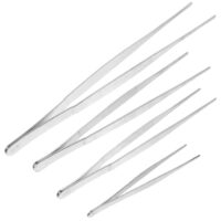 Pflanzpinzetten aus Edelstahl mit gezahnten Spitzen, ideal für Sukkulenten und präzise Gartenarbeiten