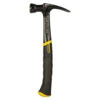 Der STANLEY FATMAX AntiVibe Klauenhammer ist ein hochwertiges Werkzeug mit flacher Klaue und weichem Handgriff, ideal für professionelle Handwerker und Heimwerker.