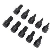 10-teiliges Schraubenausdreher Set, CR V Stahl, Hex Bolt Extractor für beschädigte oder verrostete Schrauben