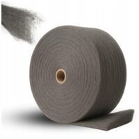 Stahlwolle 1 kg Rolle zum Reinigen, Polieren und Renovieren von Metall, Holz und Stein - Stahlschwamm für eine hocheffiziente Reinigung