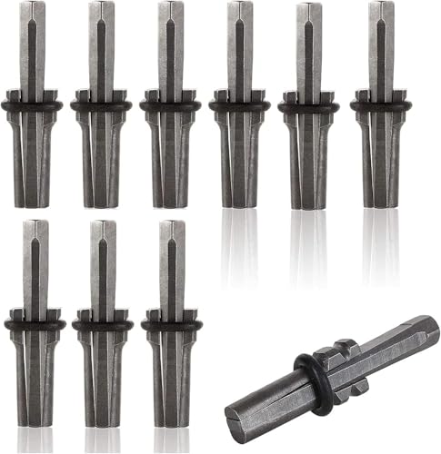 Telituny 10 Satz Hand Spalter, 16mm 5/8 Zoll Steinspalter Spaltkeil Stein Spaltwerkzeug für Beton Gestein Granit Marmor Beton Gneis Sandstein Schiefer