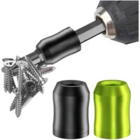 Magnetisierer und Entmagnetisierer mit Doppelmagneten, Werkzeug für Schraubendreher, Aluminium-Legierung, Bithalter Schwarz