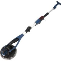 Trockenbauschleifer mit Getriebe, Giraffe, DEDRA 500 W, 900-2100 U/Min, bürstenloser Motor, für das Schleifen von Trockenbau, leicht, teleskopierbarer und klappbarer Stiel