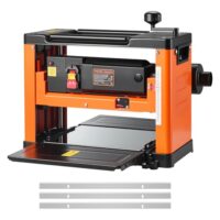 VEVOR Dickenhobel, Hobelmaschine mit 2000 W Leistung und 23500 U/min Rotation für Hart- und Weichholzbearbeitung