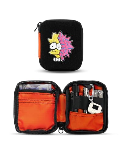 Kleine Werkzeugtasche für Taschenwerkzeug und Multitools, kompakte EDC-Tasche mit vielfältigen Fächern und Verschlüssen