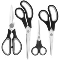 Multifunktionales Küchenscheren-Set, Vutyvve Küchenschere mit Edelstahlklingen und weichem Griff für Kochen und Lebensmittelaufbereitung