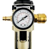 Einfache und zuverlässige Druckluft-Wartung mit Wasserabscheider und Schnellkupplungen für den Einsatz an Kompressoren